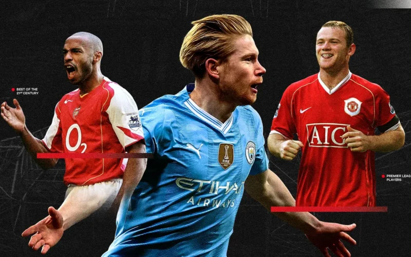 أفضل 25 لاعباً في الدوري الإنجليزي بالقرن الحادي والعشرين بقيادة تييري هنري ودي بروين